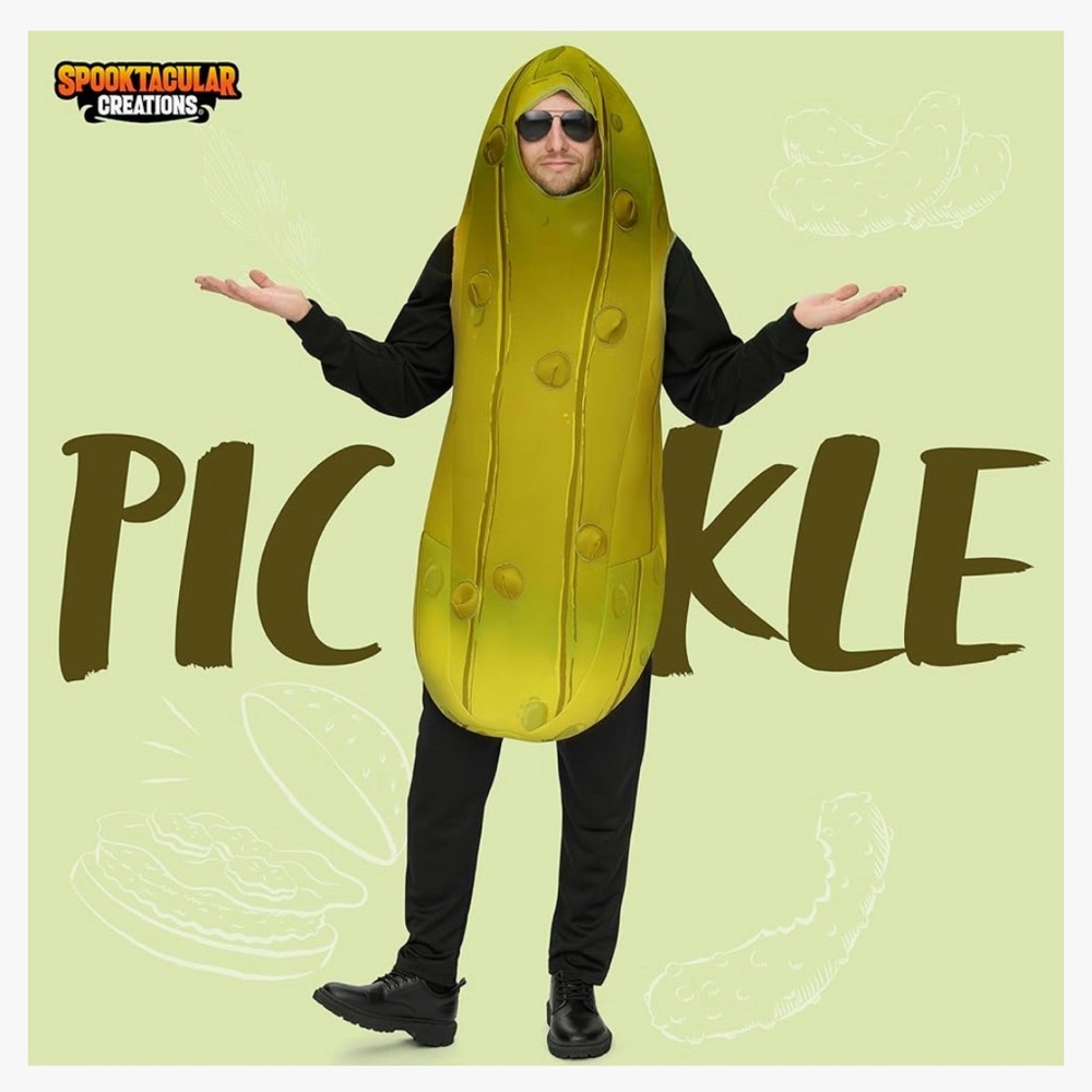 Spooktacular Creations Pickle Costume for Kids - Green